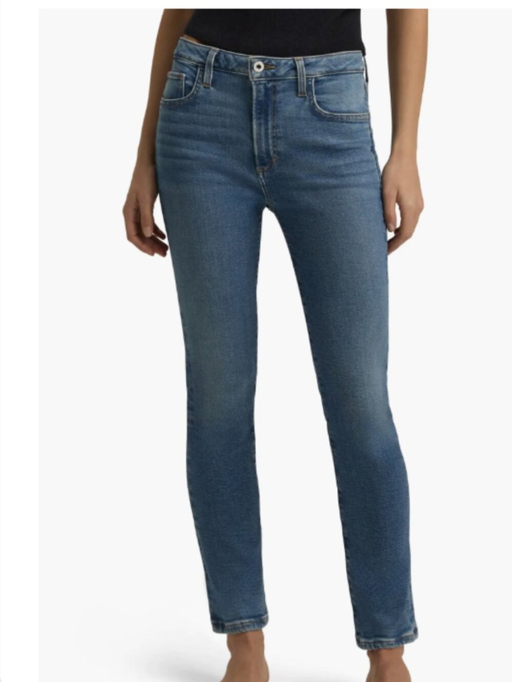 The Erin Mid Rise Slim Straight Leg Jeans, Size 30 in Hyannis